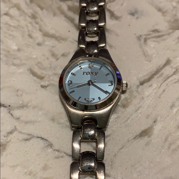 Roxy Stainless Steel Light Blue Face Watch - Picture 1 of 4